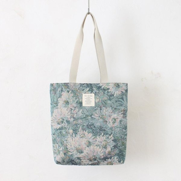 画像2: レディース彩り美ジャガードA４トートバッグ（４色有） (2)