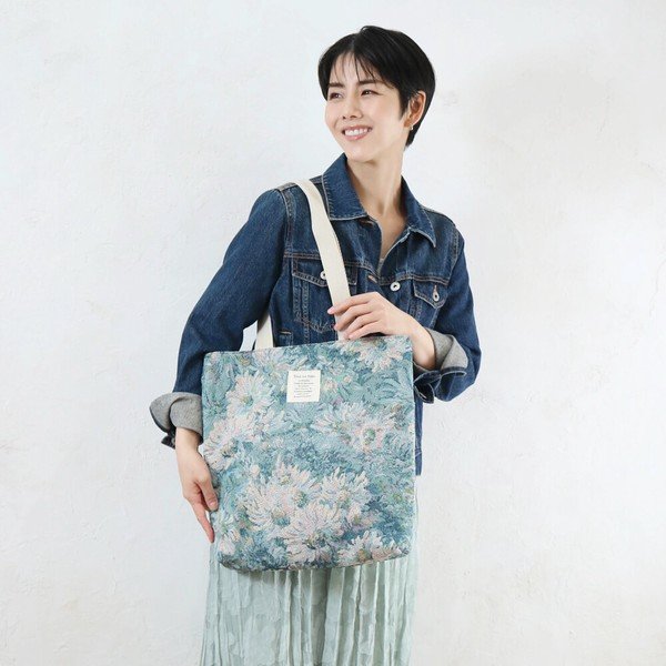 画像11: レディース彩り美ジャガードA４トートバッグ（４色有） (11)