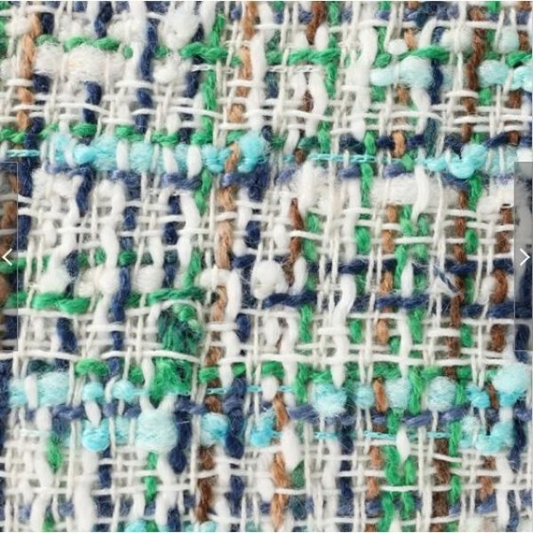 画像5: SAVOY(サボイ)グリーンツイード素材のチェック柄ショルダーバック (5)