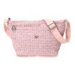 画像2: SAVOY(サボイ)かわいいピンクツイード柄のショルダーバック (2)