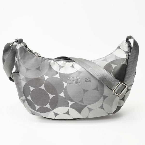 画像1: サボイ(SAVOY)全面にバルーン柄をプリントしたショルダーバッグ/ホワイトグレー (1)