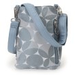 画像3: サボイ(SAVOY)全面にバルーン柄をプリントしたナイロン系素材のミニショルダーバッグ/ブルーグレー (3)