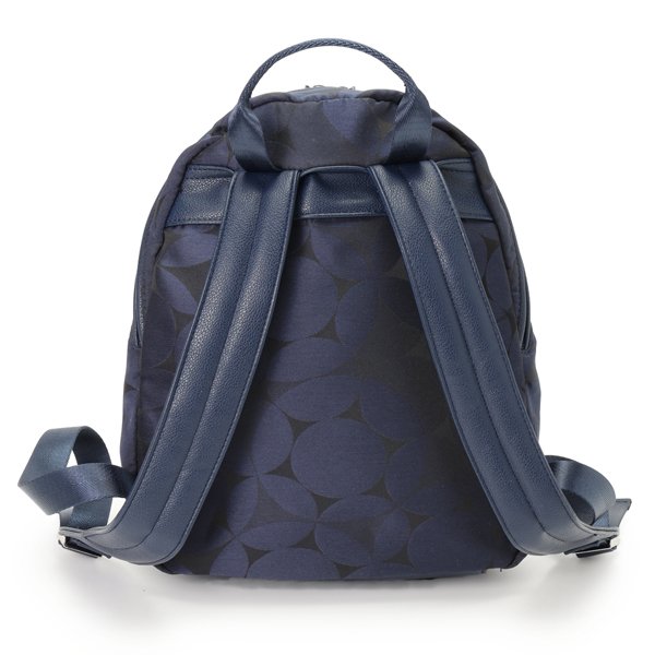 画像3: サボイ(SAVOY)バルーン柄ナイロン系素材小さめリュック PC対応/ネイビー  (3)
