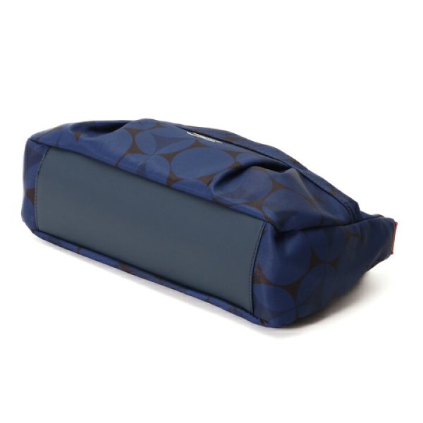 画像5: サボイSAVOYバルーン柄シンプルデザインナイロン系素材のショルダーバッグ／ネイビー (5)