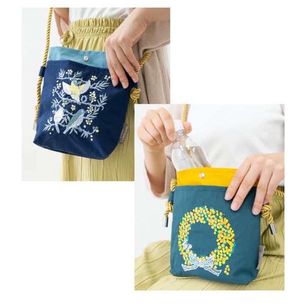 画像16: おしゃれで大人可愛い刺繍2wayミニショルダーバッグ（３柄有） (16)