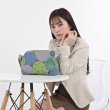 画像7: サボイ(SAVOY)カラーが魅力的なバルーン柄６ポケットナイロン系素材ショルダーバッグ／グラスグリーン (7)