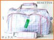 画像5: 【１４％ｏｆｆ】BENETTON/ベネトンチェック柄ボストンバッグ(３色有) (5)