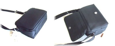 画像1: SOFIA CABALLERO/多機能ポケット付ポシェット横型(2色有)