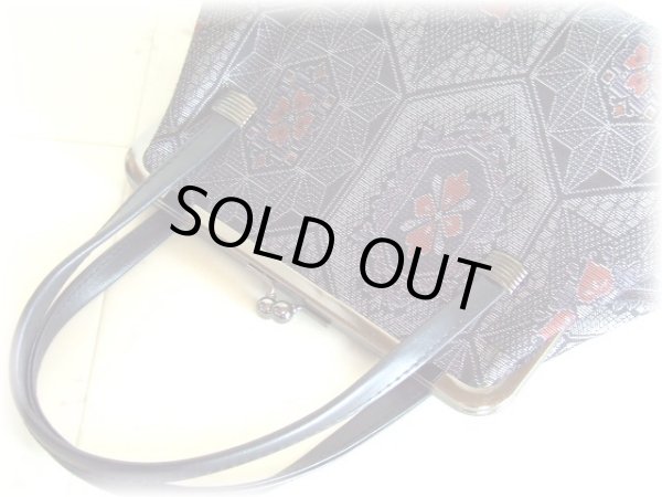 画像3: がま口タイプ　和柄ハンドバッグ (3)