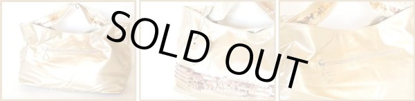 画像2: 【特売】ハートチャーム付スパンコール手提げバッグ(３色有) (2)