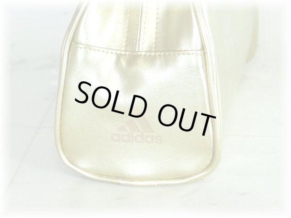 画像3: 【15%off】adidasアディダスメタリックゴールドミニボストン (3)