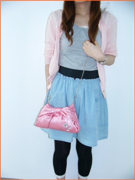 画像9: 【訳ありセール品】【値下げ】メタリック合皮ポシェット/ピンク (9)