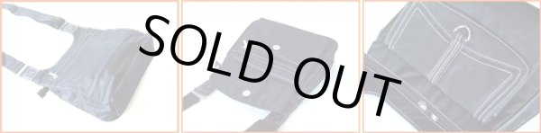 画像2: 【メール便ok】ポケット豊富なベーシックショルダー(3色有) (2)