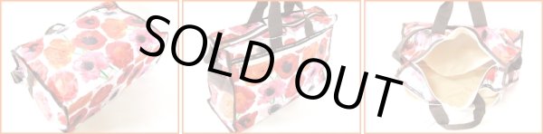 画像2: 色鮮やかなフラワー柄2wayボストンバッグ(3色有) (2)