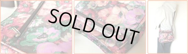 画像3: 絵画風花柄ショルダーバッグ(２色有) (3)