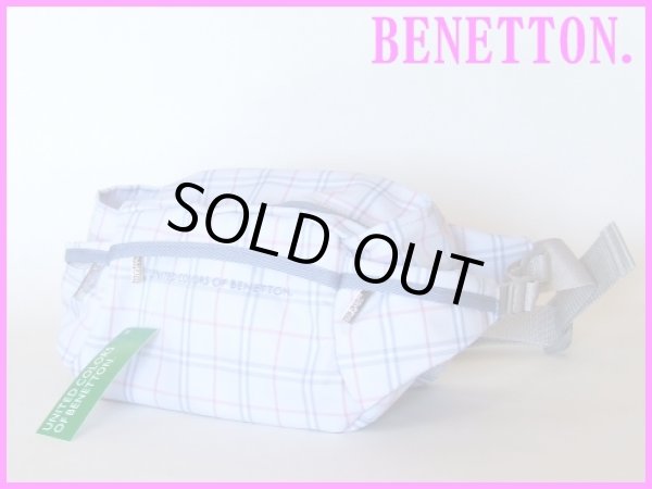 画像4: 【人気商品】BENETTON/ベネトンチェック柄ヒップバッグ(2色有) (4)