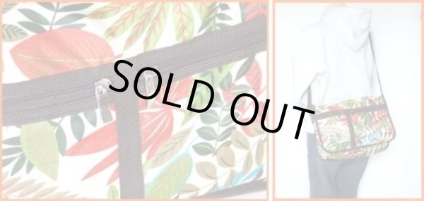 画像3: リーフプリントショルダーバッグ(４色有) (3)