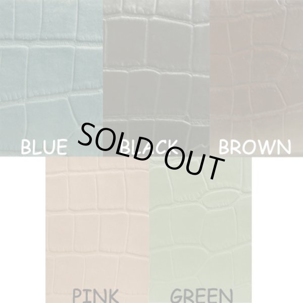 画像4: 【特売】牛革クロコ型押しの２ＷＡＹ手提げバッグ(５色有) (4)