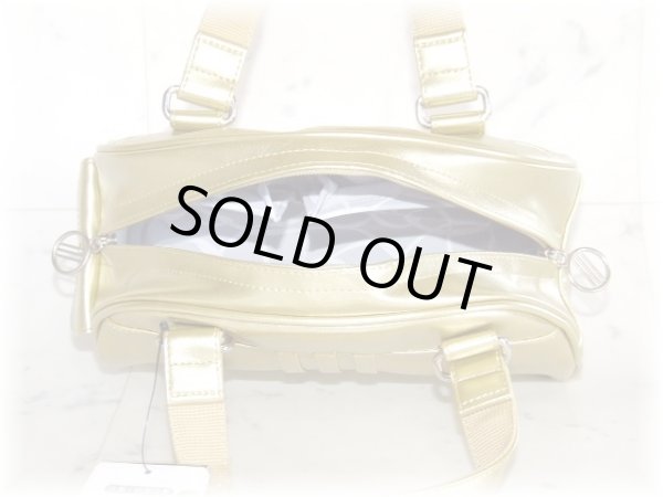 画像5: 【15%off】adidasアディダスメタリックゴールドミニボストン (5)