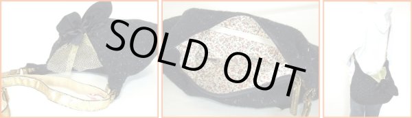 画像4: ＜訳あり＞コサージュ付ニットショルダーバッグ(２色有) (4)