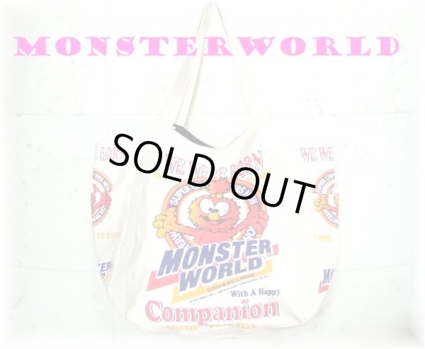 画像1: 【値下げしました】MONSTER WORLD/プリントエコトートバッグ (1)