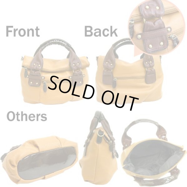 画像3: TITE/シックな口折れ2WAYバッグ(3色有) (3)