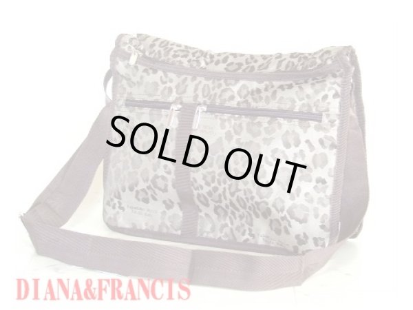 画像4: 【メール便ok】レオパードジャガードショルダーバッグ(２色有) (4)