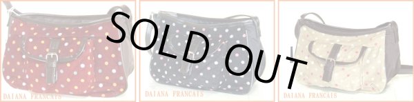 画像4: 【メール便ok】コーデュロイドットショルダーバッグ(４色有) (4)