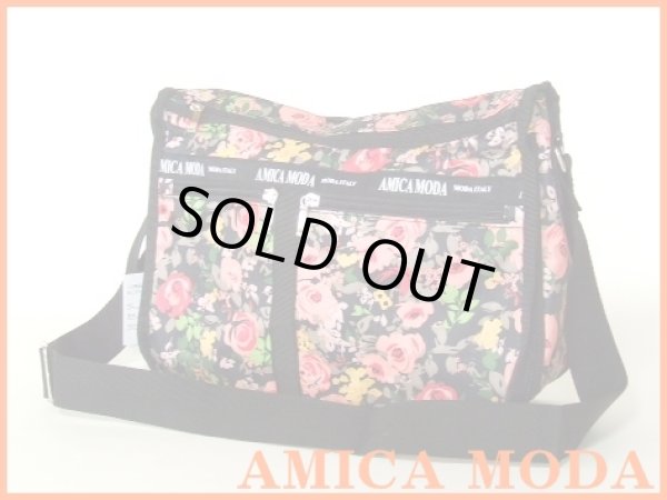 画像5: 拡幅機能フラワー柄ショルダーバッグ(３色有) (5)