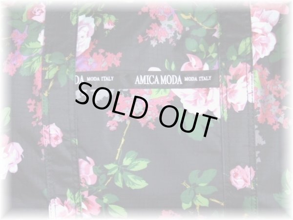 画像3: AMICA MODA/薔薇プリント2wayボストン (3)