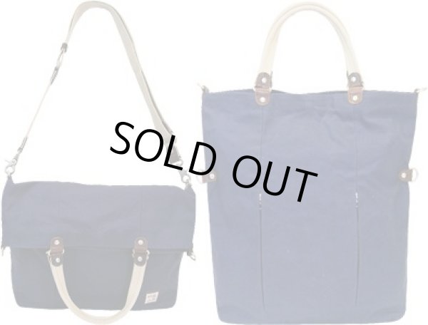 画像2: 【１５％ｏｆｆ】帆布工房SECRETLINE２ｗａｙトートバッグ(３色有) (2)