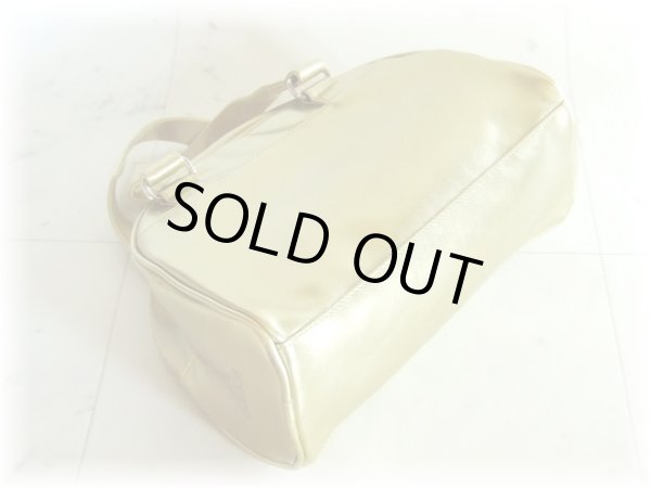 画像2: 【15%off】adidasアディダスメタリックゴールドミニボストン (2)