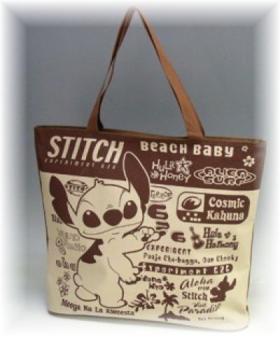 画像2: ミッキーマウス/スティッチ大型トートバッグ(2キャラクター有)