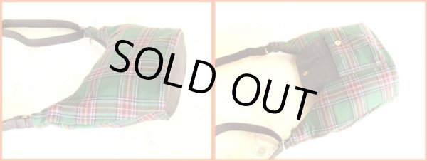 画像2: 【メール便ok】タータンチェックショルダー(４色有) (2)