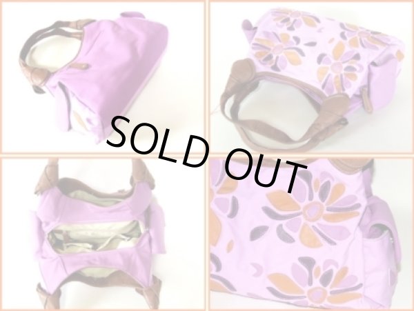 画像2: 【訳あり】TITE/フラワーアップリケショルダー(2色有) (2)