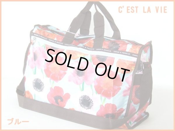 画像5: 色鮮やかなフラワー柄2wayボストンバッグ(3色有) (5)