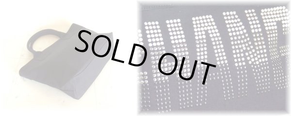 画像2: 【訳あり】【メール便ok】スタッズストーン手提げ(2色有) (2)