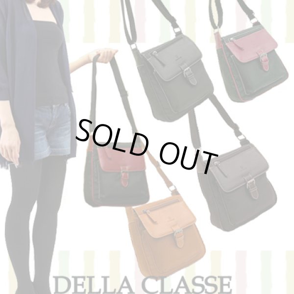 画像1: 【３９％ｏｆｆ】DELLA CLASSE/かぶせ型ショルダーバッグ(4色有) (1)