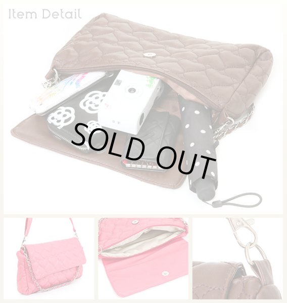 画像2: 【52%off】DIVABBRACCI/ハート柄2WAYバッグ(4色有) (2)