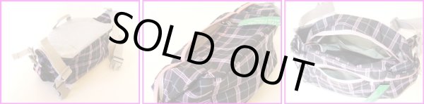 画像2: 【人気商品】BENETTON/ベネトンチェック柄ヒップバッグ(2色有) (2)