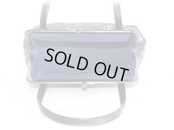 画像5: がま口タイプ　和柄ハンドバッグ (5)