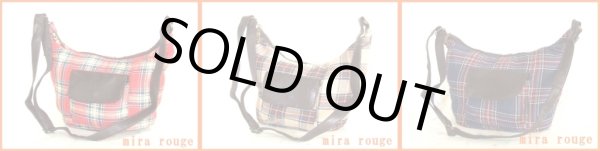 画像4: 【メール便ok】タータンチェックショルダー(４色有) (4)