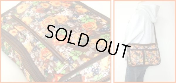 画像3: 拡幅機能フラワー柄ショルダーバッグ(３色有) (3)