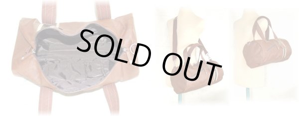 画像3: ＜値下げ＞COREシボ感のあるオシャレな合皮使い２ＷＡＹボストンバッグ(３色有) (3)