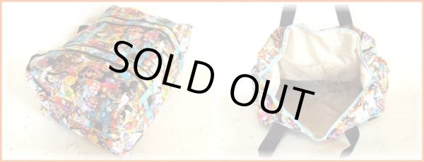 画像2: コミカルなイラストプリント2wayボストン(2色有) (2)