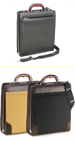 【新商品】MEN'S CLUB大割れダレスバッグ＆天然木ハンドル＆帆布生地縦型ダレスバッグ