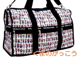 【新入荷】ポケット１２個付くまのがっこう2WAYボストンバッグＬ