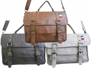 【新入荷】【２５％ｏｆｆ】トリコロールサッチェル編み手３ＷＡＹバッグ（３色有）