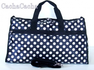 【新入荷】CachaCachaドット柄2WAYボストンバッグ