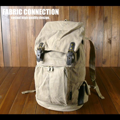 【新入荷】FABRIC CONNECTIONキャンバスリュックサック